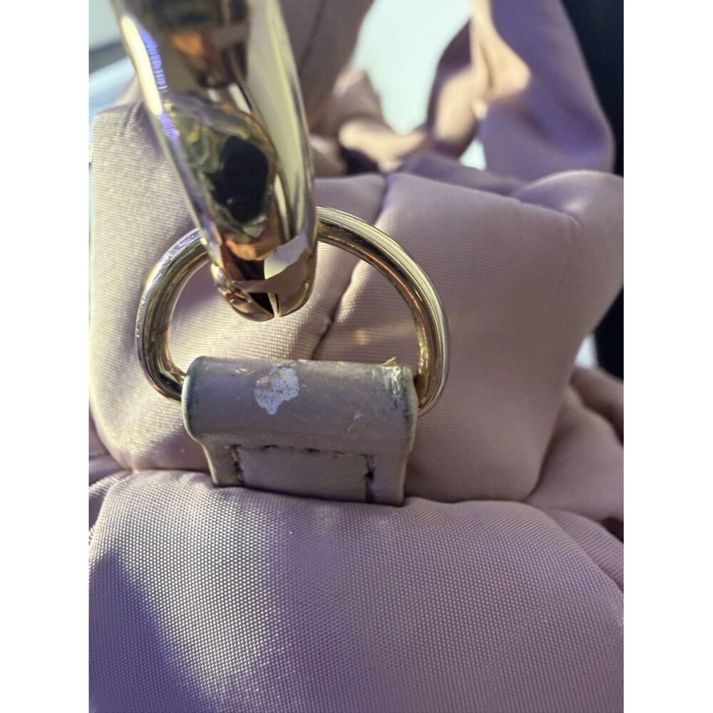 See by Chloe Satin Light Pink Tote Bag with Star Charm and Crossbody strap. - Picture 6 of 16